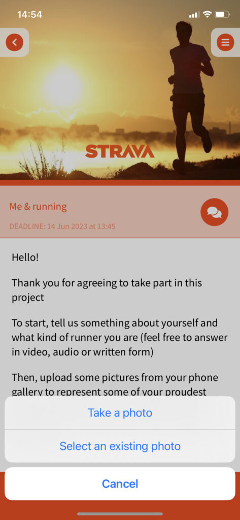 Field Notes Strava Example Project Screenshot