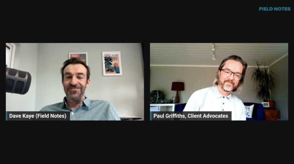 Online webinar with two speakers